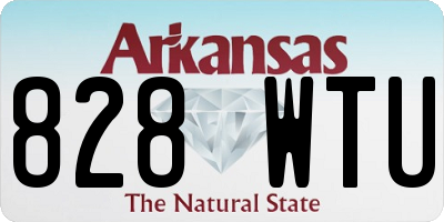 AR license plate 828WTU