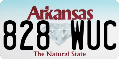 AR license plate 828WUC