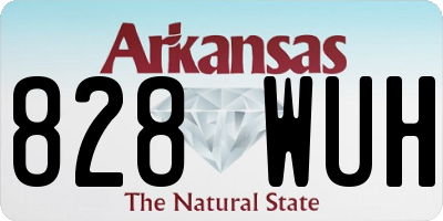 AR license plate 828WUH