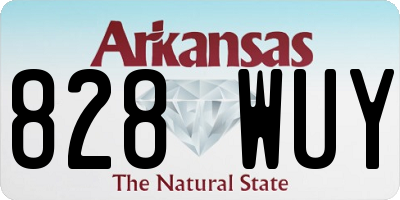 AR license plate 828WUY