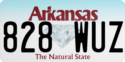 AR license plate 828WUZ