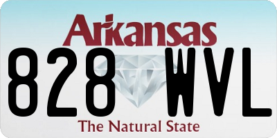 AR license plate 828WVL