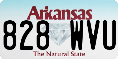 AR license plate 828WVU