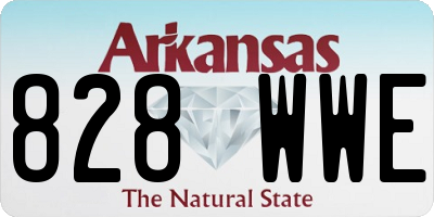 AR license plate 828WWE