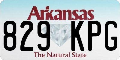 AR license plate 829KPG