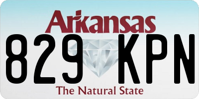 AR license plate 829KPN