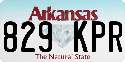 AR license plate 829KPR