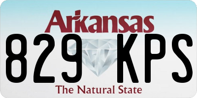 AR license plate 829KPS