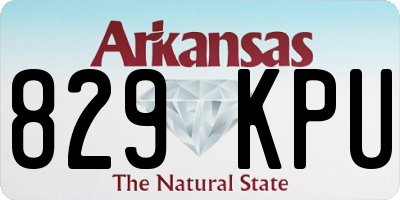 AR license plate 829KPU