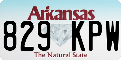 AR license plate 829KPW