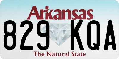 AR license plate 829KQA