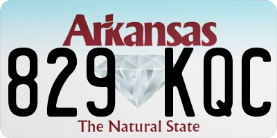 AR license plate 829KQC