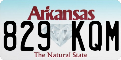 AR license plate 829KQM