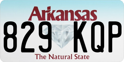 AR license plate 829KQP