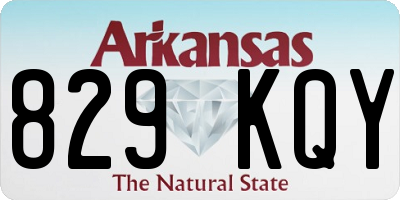 AR license plate 829KQY