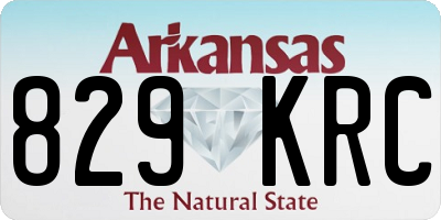 AR license plate 829KRC