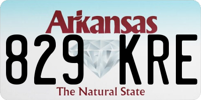 AR license plate 829KRE