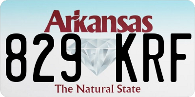 AR license plate 829KRF
