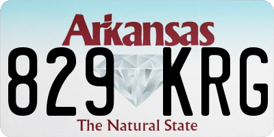 AR license plate 829KRG