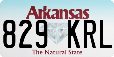 AR license plate 829KRL