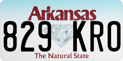 AR license plate 829KRO