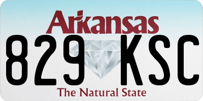 AR license plate 829KSC