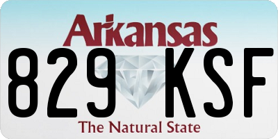 AR license plate 829KSF