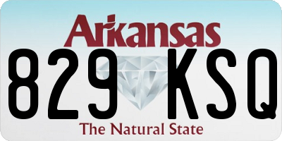 AR license plate 829KSQ