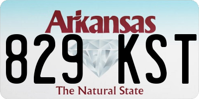 AR license plate 829KST