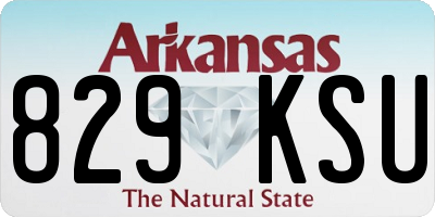 AR license plate 829KSU