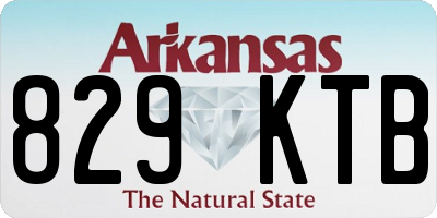 AR license plate 829KTB