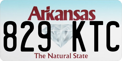 AR license plate 829KTC