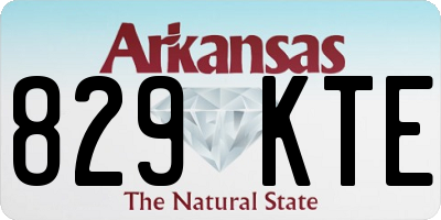 AR license plate 829KTE