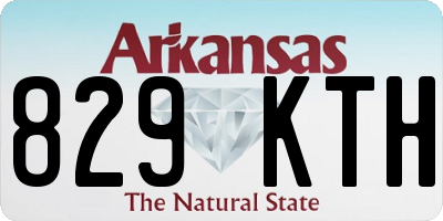 AR license plate 829KTH