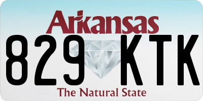 AR license plate 829KTK