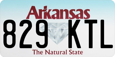 AR license plate 829KTL
