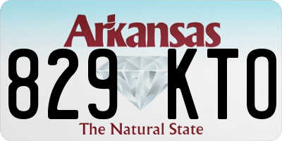 AR license plate 829KTO