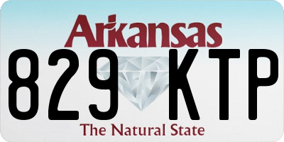 AR license plate 829KTP