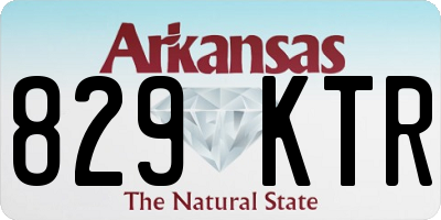 AR license plate 829KTR