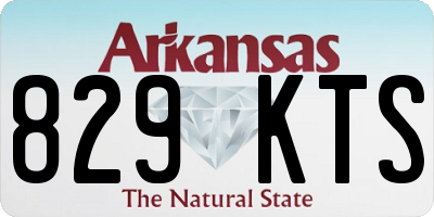 AR license plate 829KTS