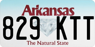 AR license plate 829KTT