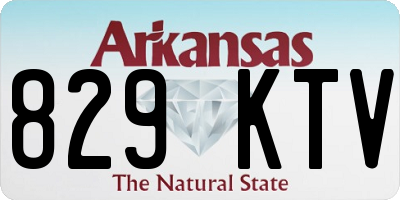 AR license plate 829KTV