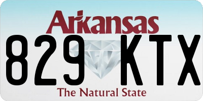 AR license plate 829KTX