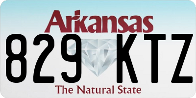 AR license plate 829KTZ