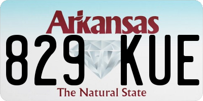 AR license plate 829KUE