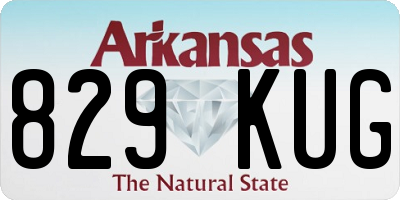 AR license plate 829KUG