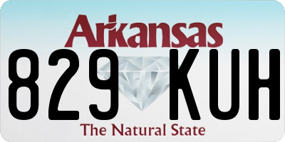 AR license plate 829KUH