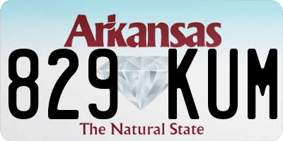 AR license plate 829KUM