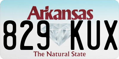 AR license plate 829KUX