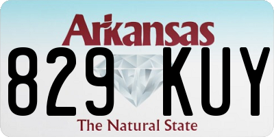 AR license plate 829KUY